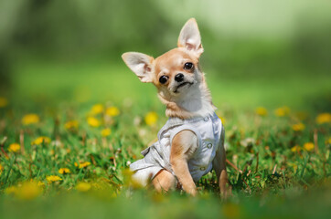 Chihuahua dog cute portrait